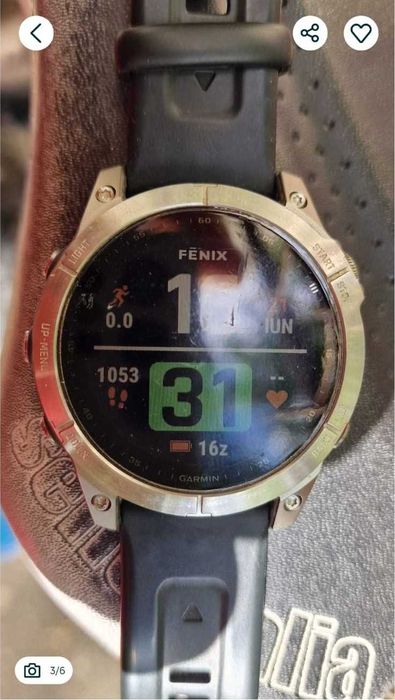 Garmin Fenix 7, 47mm, silver/graphite, in garantie, la cutie
