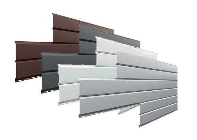 Сайдинг, фасадные панели и карниз — металл и пластик