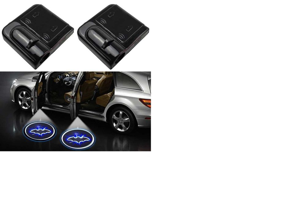 Беспроводной светодиодный светильник для автомобильной двери.