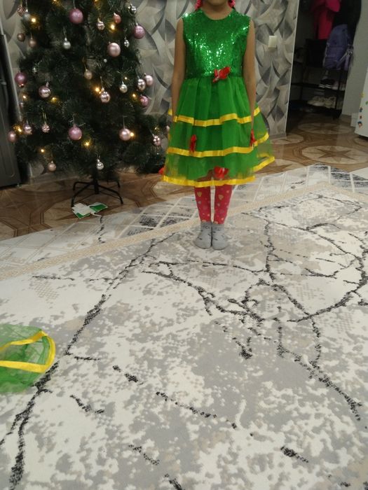 Новогоднее платье елочка
