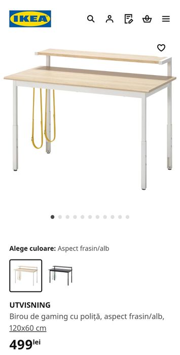 Birou Ikea UTVISNING gaming, aproape nou