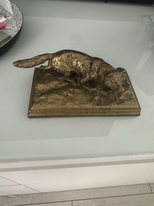 Decoratiune din antichitate Lup din bronz