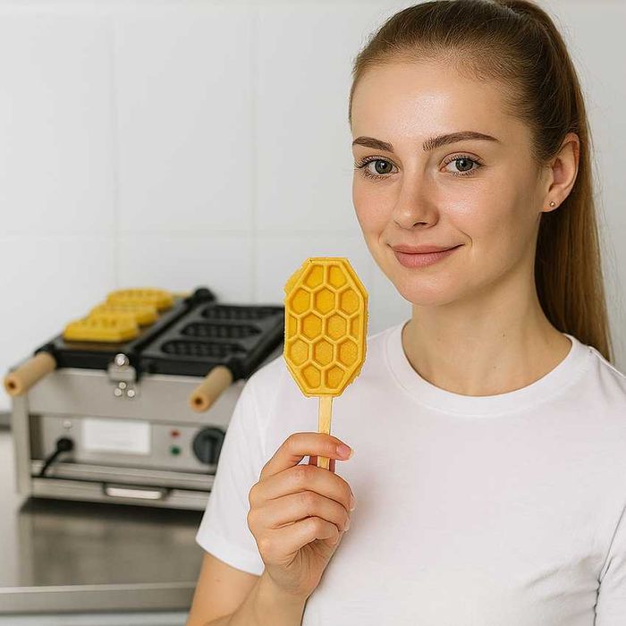 Професионален гофретник Honeycomb Waffle Don Gelato | Пчелна пита