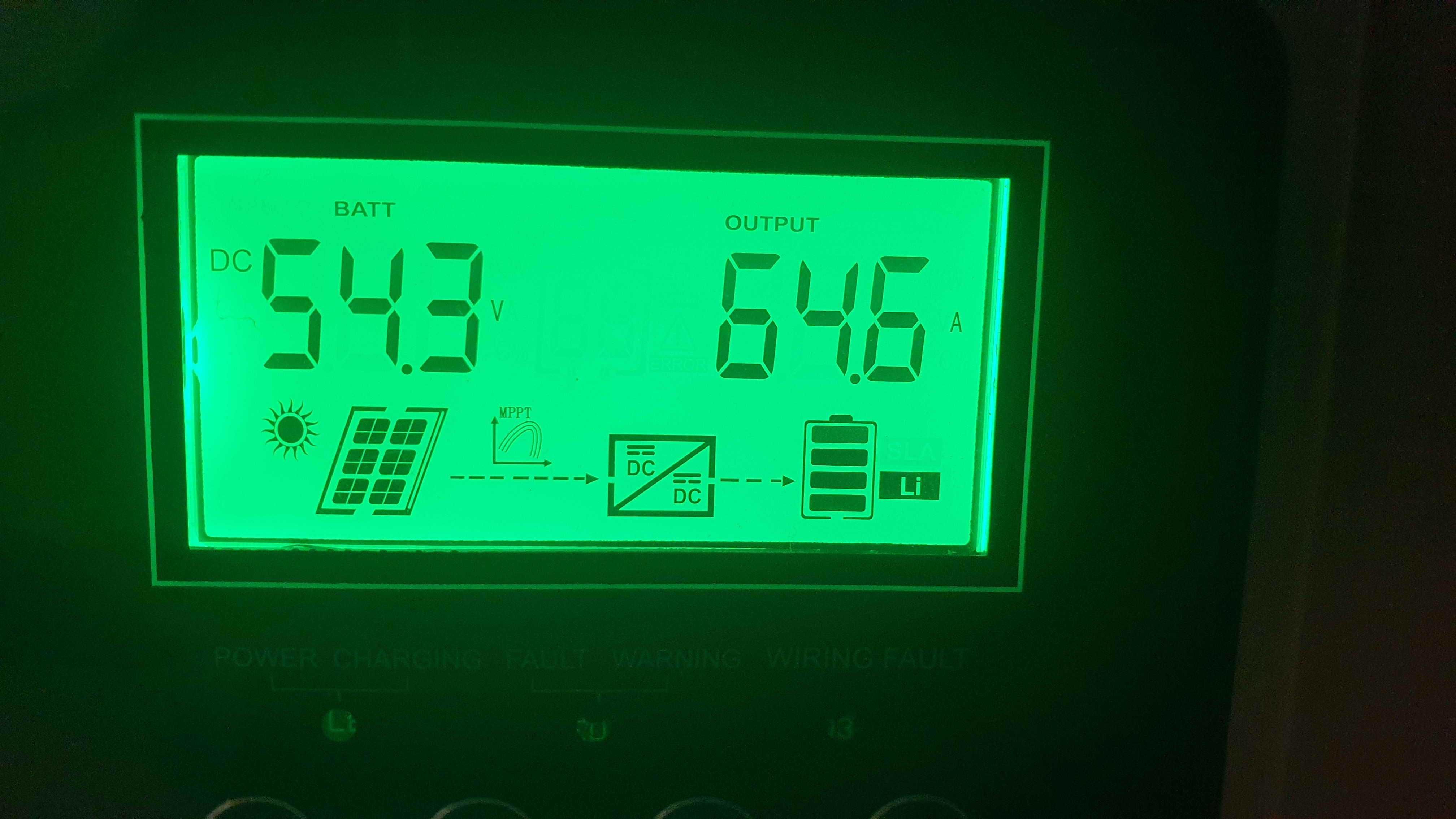 Controller solar MUST 80A la 12V/24V/48V MPPT