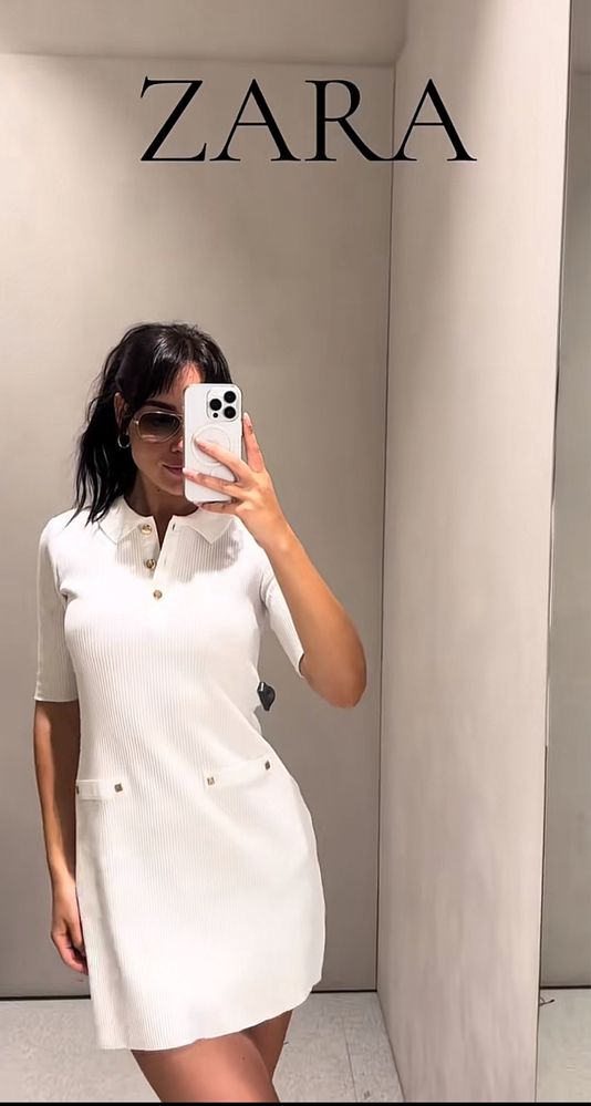 Рипсена рокля Zara