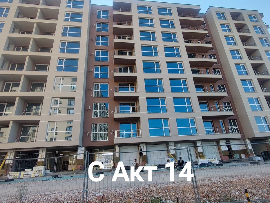 С Акт 14!Разсрочено плащане!Едностаен,44 кв.м.,гр. Пловдив, Южен