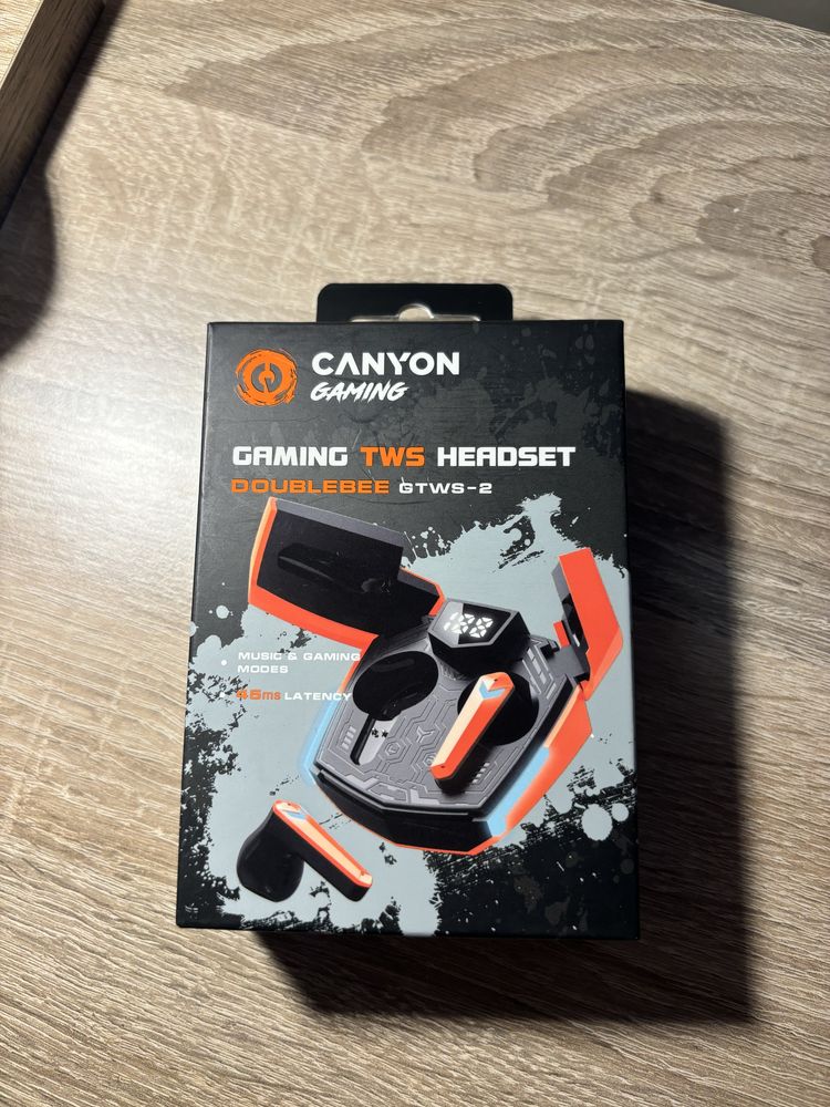 Безжични слушалки  Canyon gaming TWS