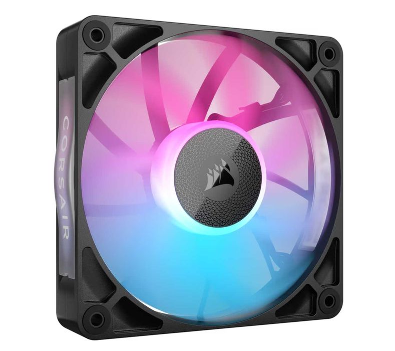 Set 3 Ventilatoare Corsair iCUE LINK RX120 RGB, 120mm, Negru, ca nou