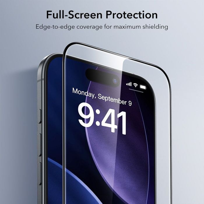 ESR UltraFit закалено стъкло 2-Pack за iPhone 17 Air/Pro/Pro Max