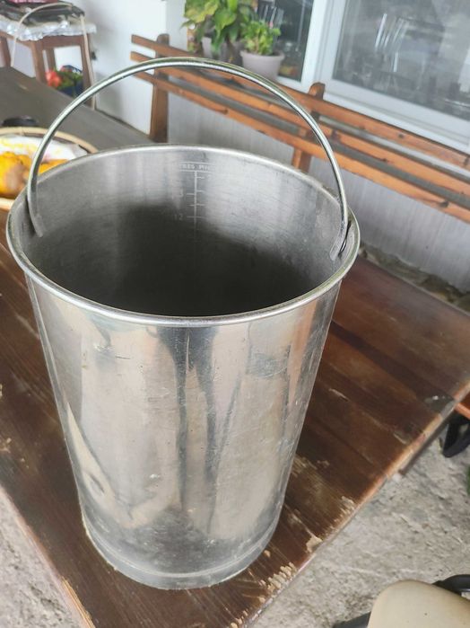 Неръждаема кофа 13л.