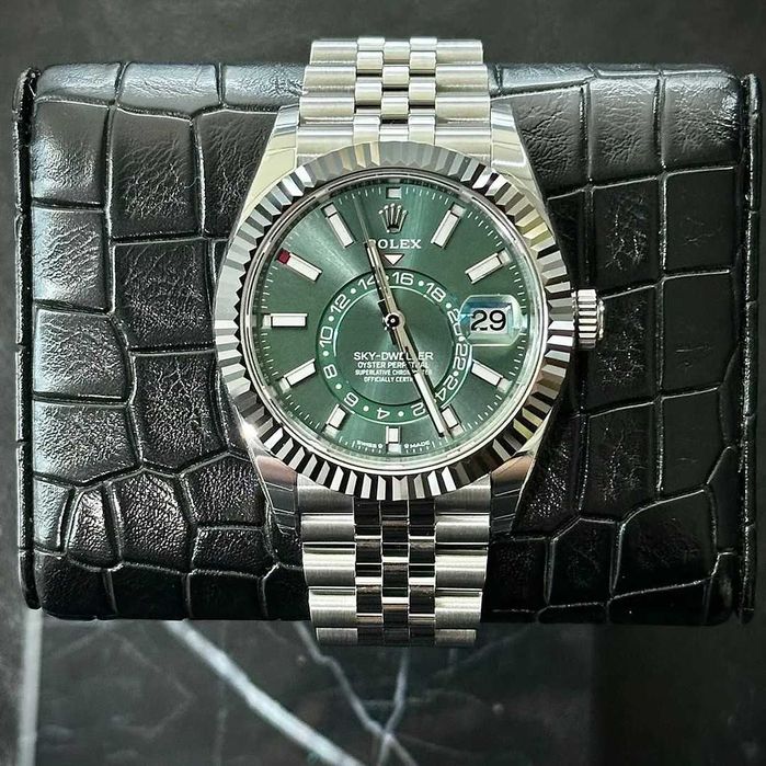 Rolex Sky-Dweller Jubilee green