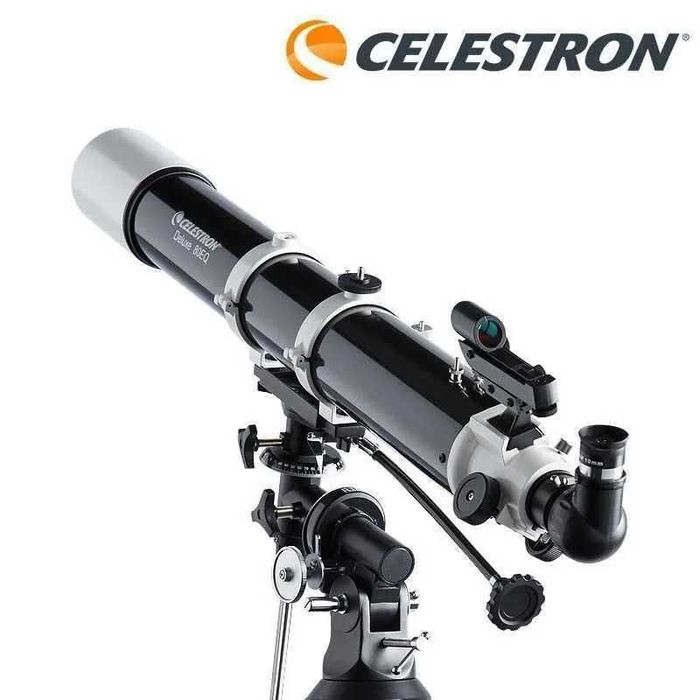 Телескоп CELESTRON Deluxe 90 EQ Полный комплект + электродвигатель