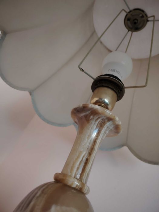 Lampă onix superbă cu abajur