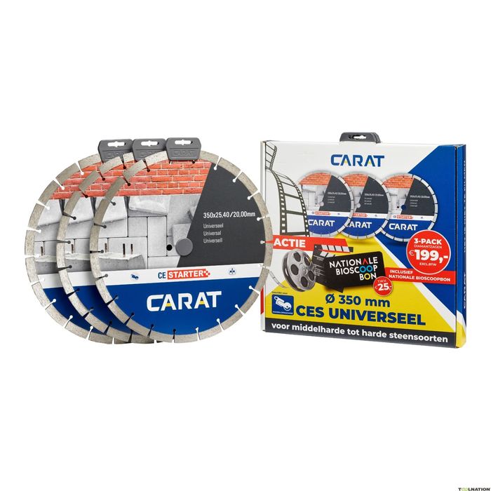 Disc profesional diamantat universal 350mm , Carat CES3504200