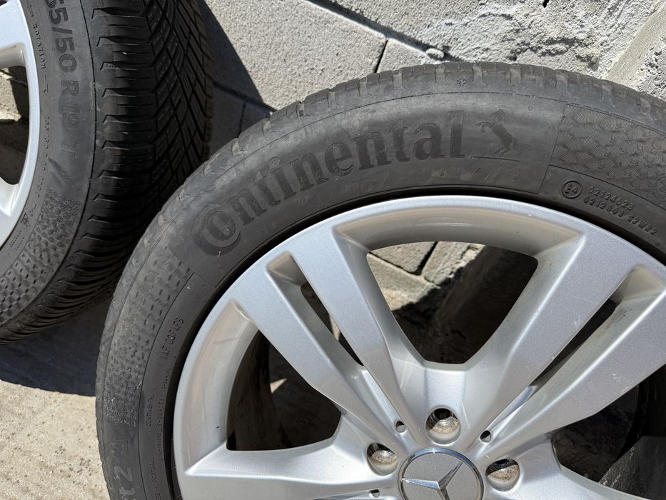 Оригинални джанти 19 за Мерцедес с гуми 255 50 Continental all season