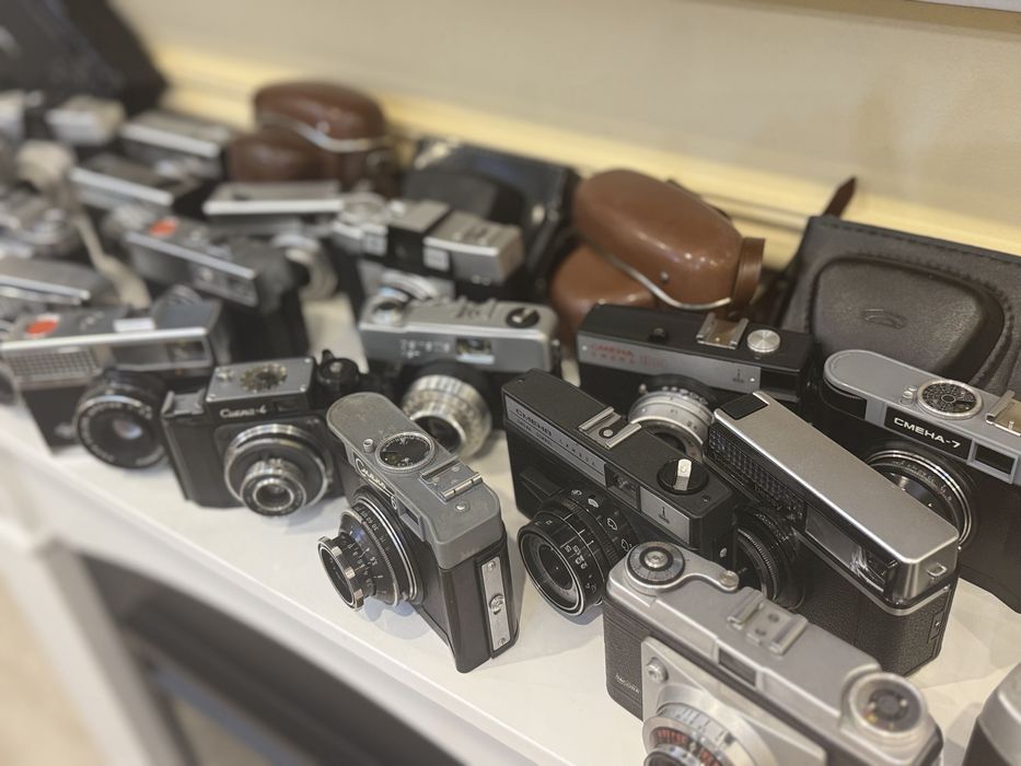 Colectie Aparate FotoVintage Anii 60/80 Kodak/Agfa/Smena/Vilia/Beiret