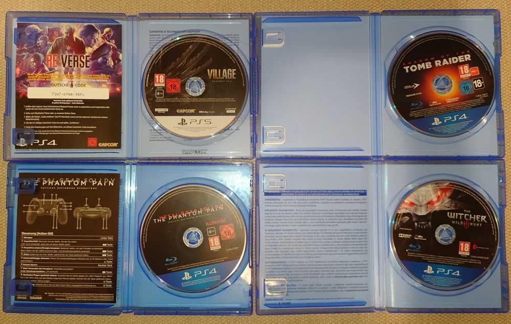 Steelbook-uri si jocuri pt. PlayStation 4, 5, Vita, Xbox 360, One