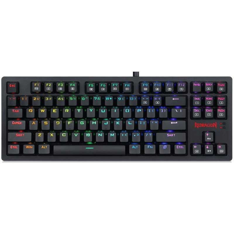 Tastatura Gaming Redragon Knight RGB Mecanica Brown Switch Wireless