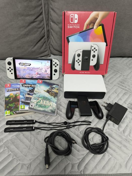 Nintendo switch oled с играми. Обмен