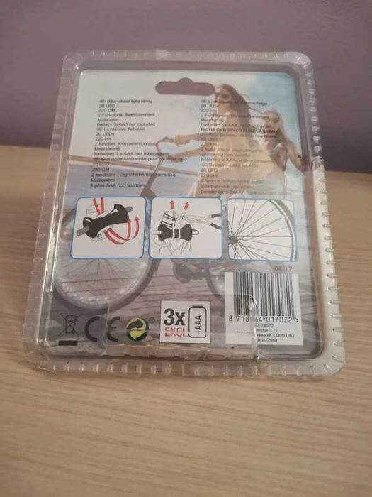 Leduri multicolor pentru rotile bicicletelor