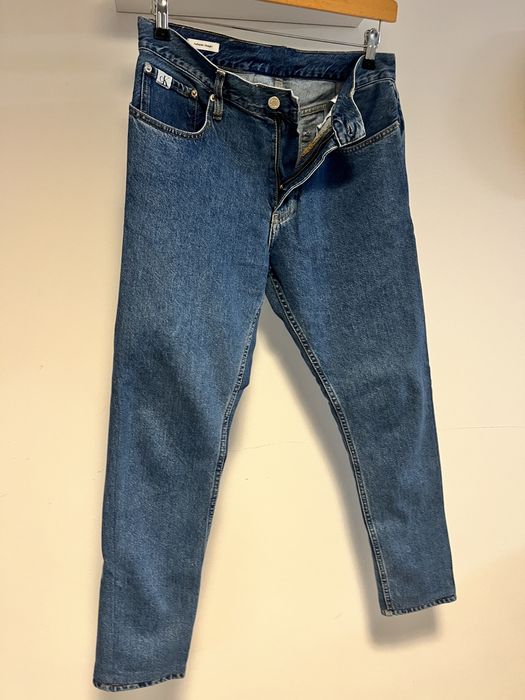 Blugi model Dad jeans Calvin Klein