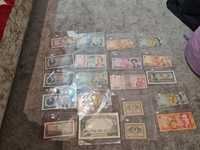 Vând colectie de bani vechi 20 de bancnote