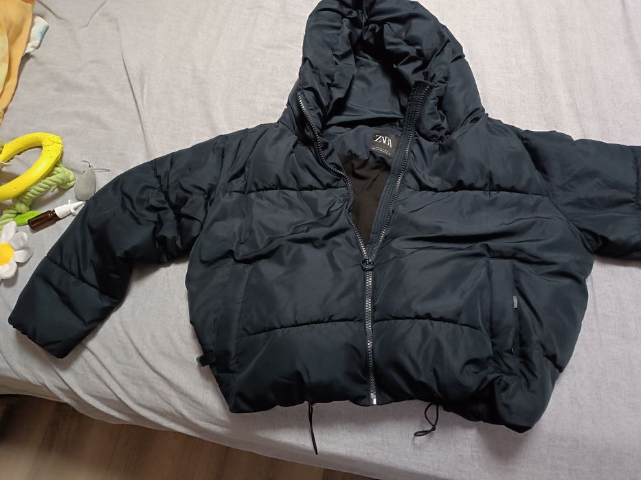 Дамско яке Zara. Тъмно синьо