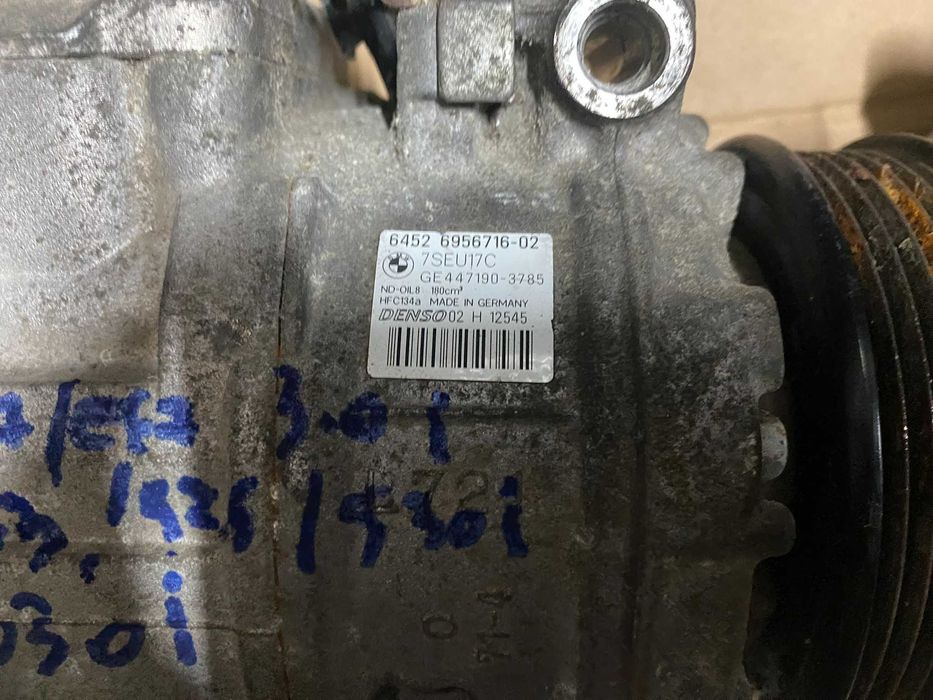 Compresor ac aer conditionat BMW e60 e90 e65 e63 z4 3.0 benz original
