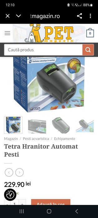 Hranitor automat pentru acvariu Tetra
