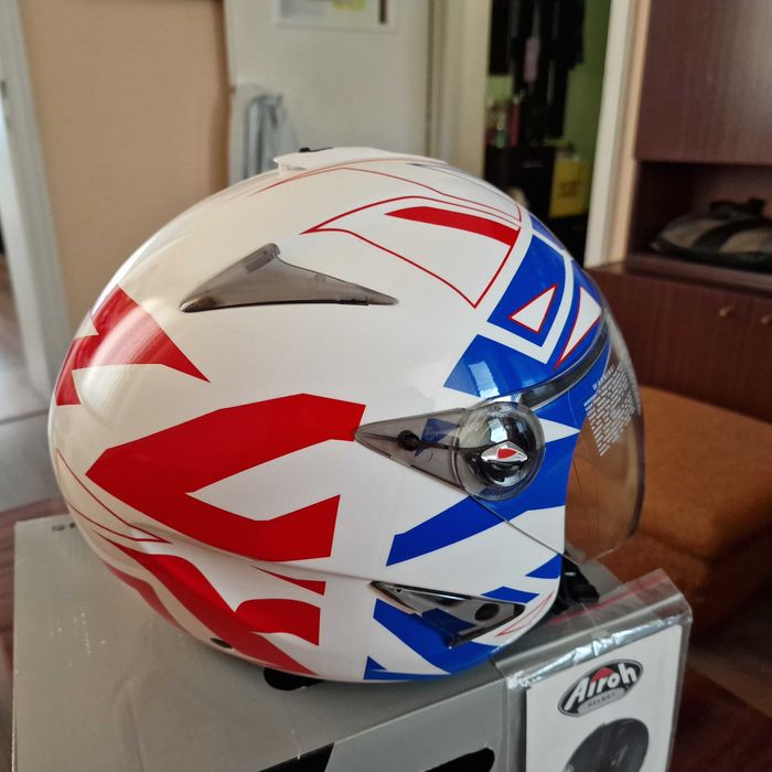 Мото каска Airoh JT Convert Blue Gloss XXL.