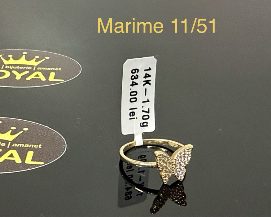 Bijuteria ROYAL : Inel AUR 14K / 1.7 GR