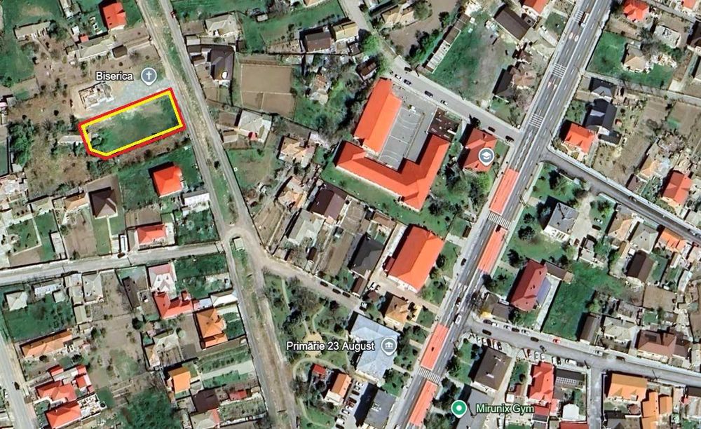 Teren central 23 August–1480 mp Ideal pentru casa sau camin de batrani