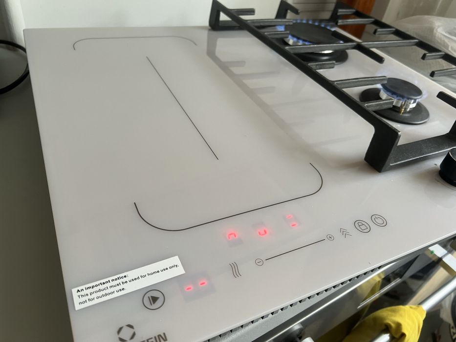 plita incorporabila mixta hybrid gaz electric klarstein