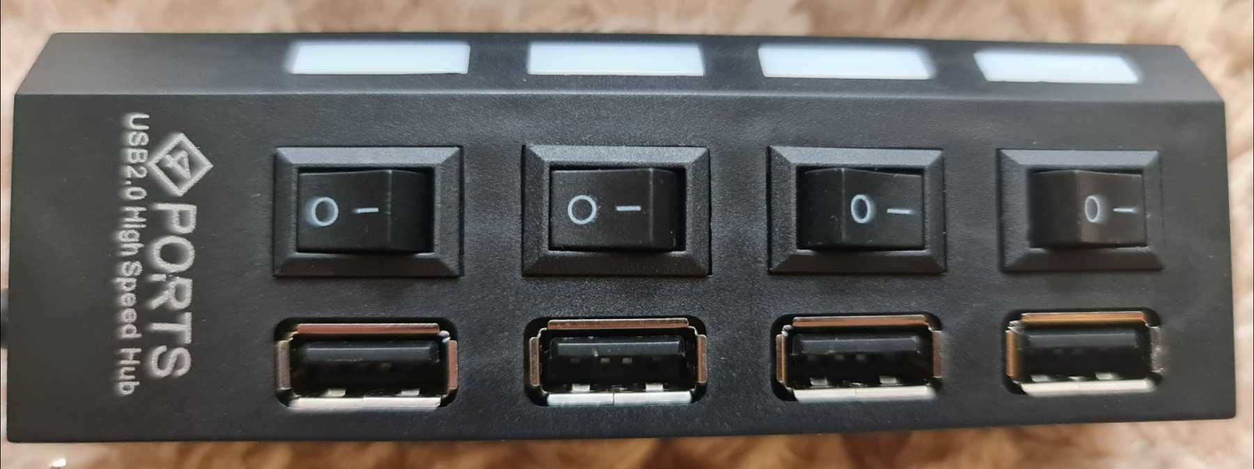 USB разклонител с 4 и 7 порта