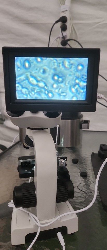 Microscop HD biologic 15000X zoom compus digital cu camera HD