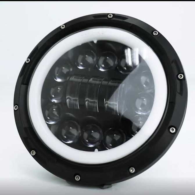 Faruri LED JEEP Wrangler JT JK Rubicon Sahara Angel Eyes 162W “WARP”