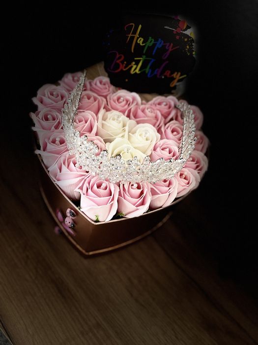 Vand diadema suflata cu argint