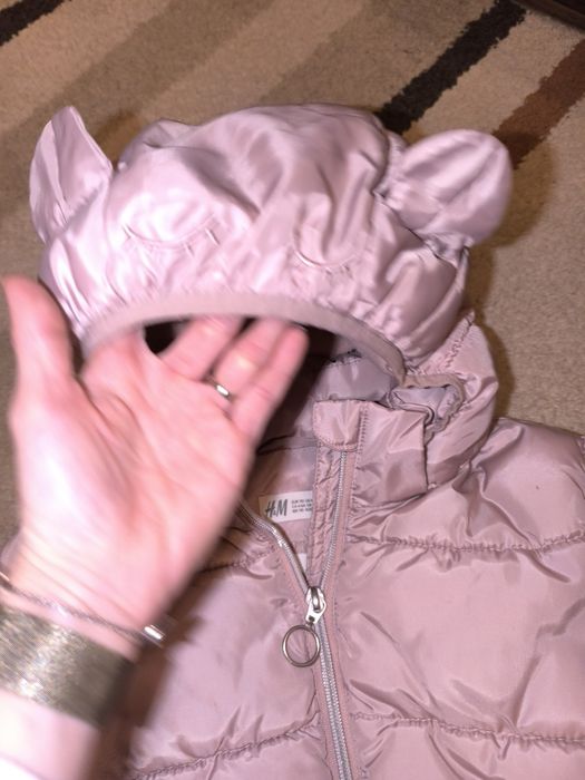 Детски Лот дрешки,зимно яке HM и две рокли 110см