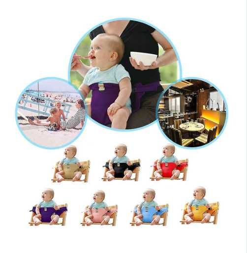 Бебешко Меко преносимо столче за хранене, Предпазен колан за стол