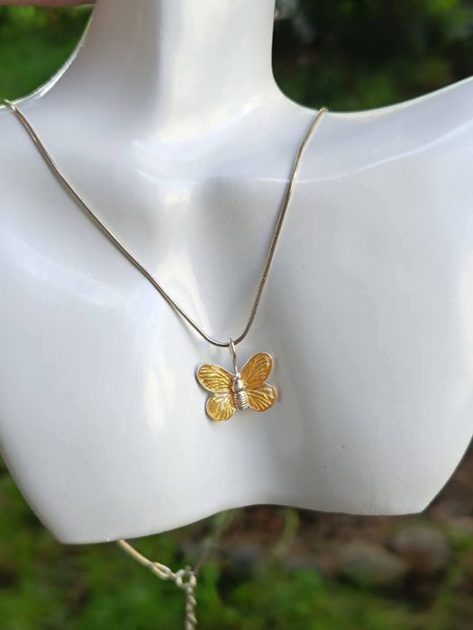 Colier Lant de argint 925 si pandantiv fluture Thomas Sabo