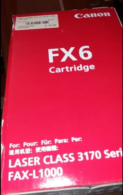 Canon FX6 Toner Cartridge negru original 1559A003AA