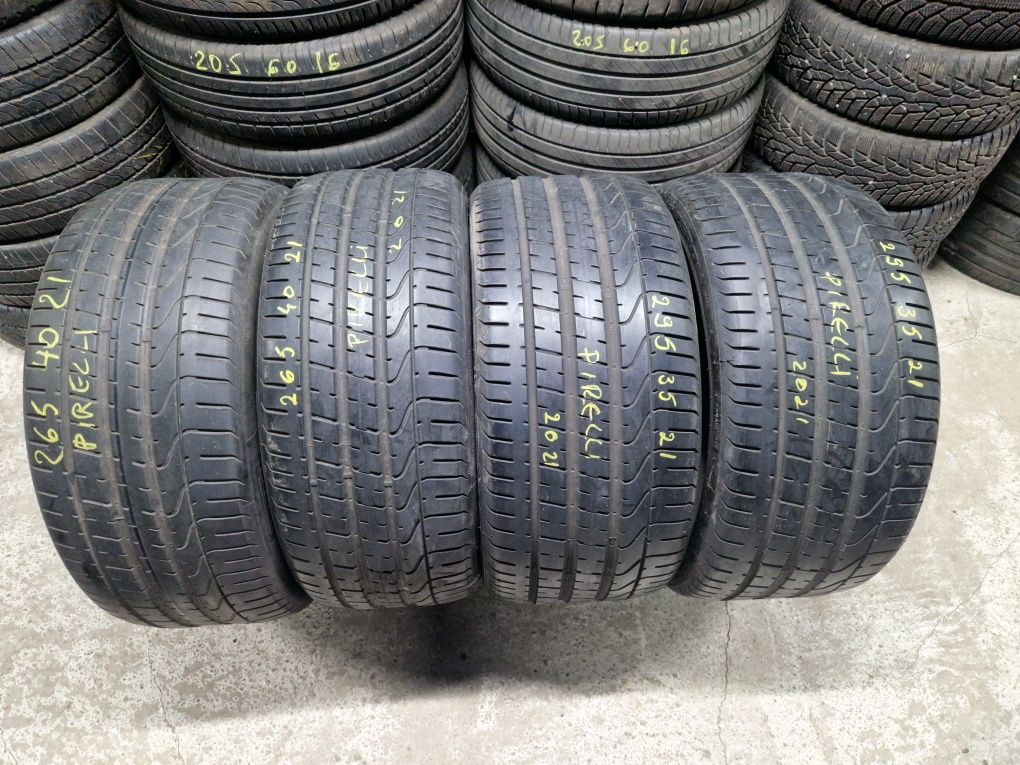 Set 4 anvelope SH vara Porsche Macan Pirelli 265/40/21 cu 295/35/21