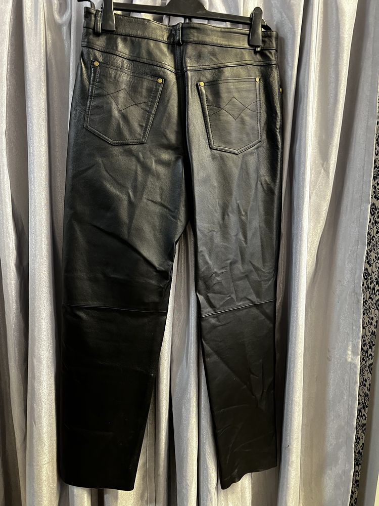 Pantaloni moto piele 50