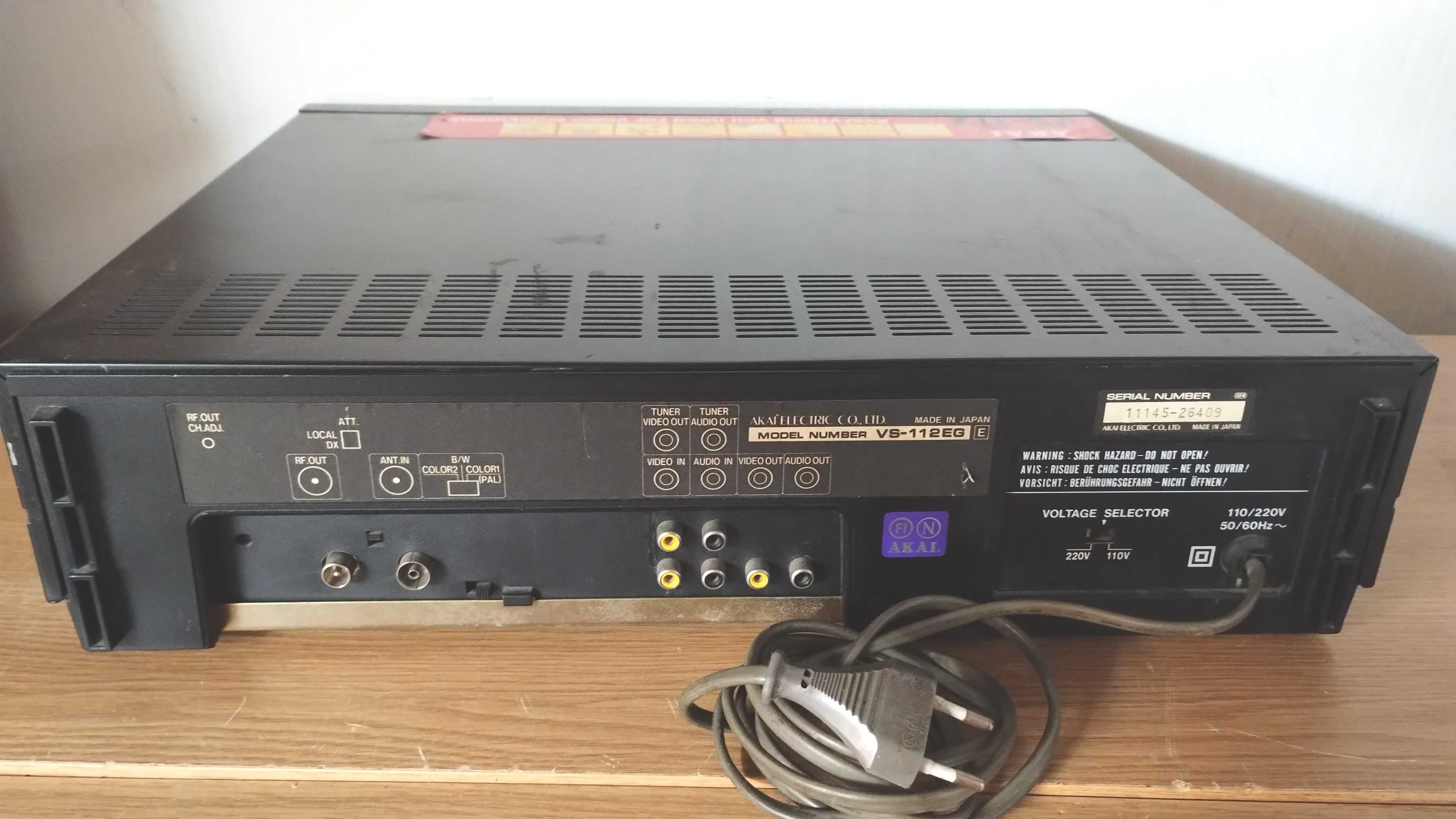 de colectie video player Akai vs112 netestat