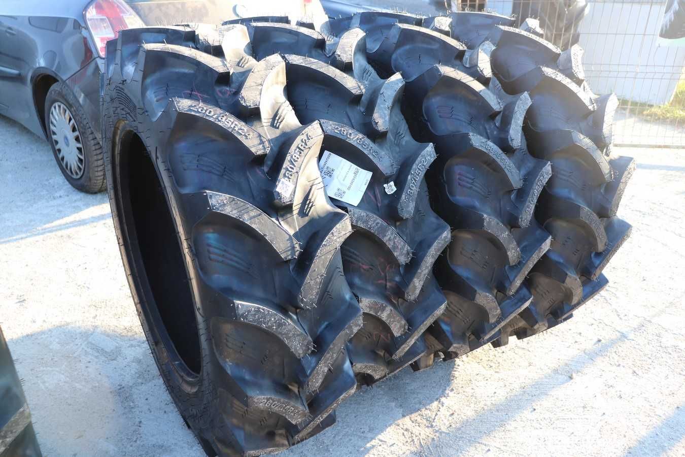 Anvelope noi OZKA 280/85R24 cauciucuri tractor 11.2R24 115A8/112B