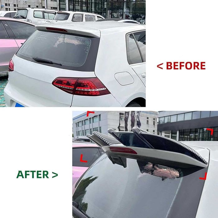 Спойлер за Volkswagen VW Golf MK7 MK7.5 от две части
