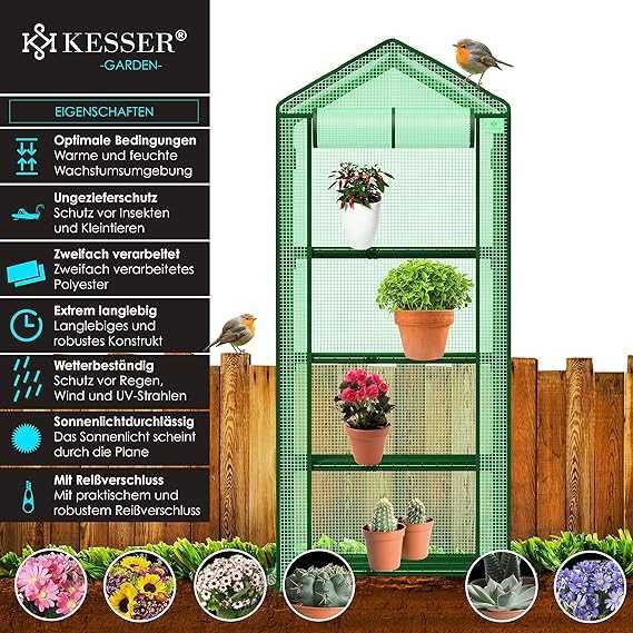KESSER® Premium 4-етажна оранжерия