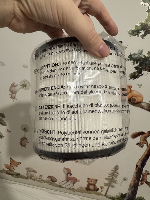 Filtru de aer purificator de aer Acekool nou alb