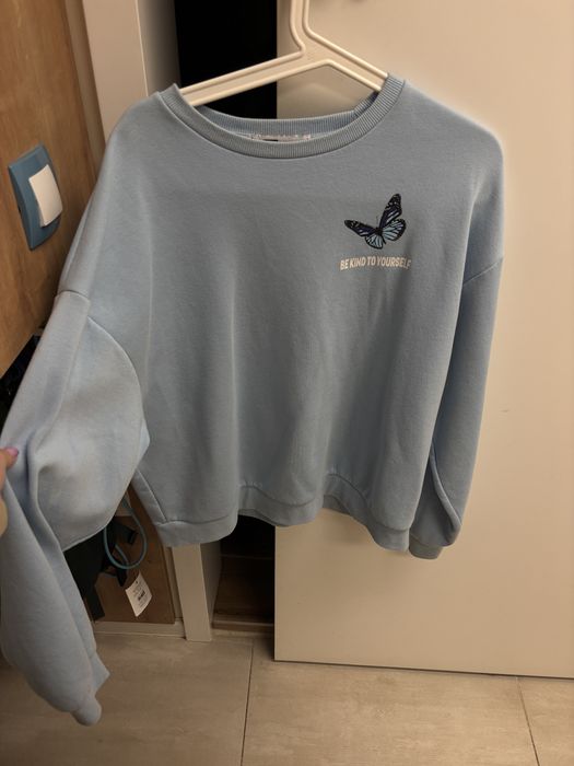 Блуза в син цвят