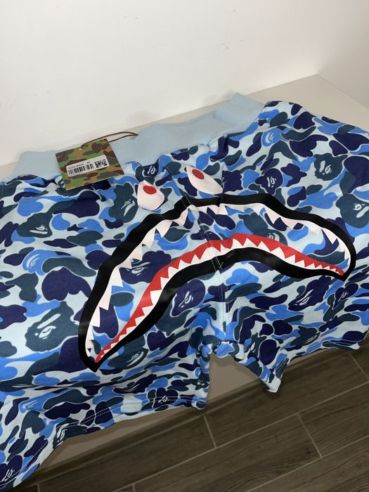 Bape Blue Camo Shorts